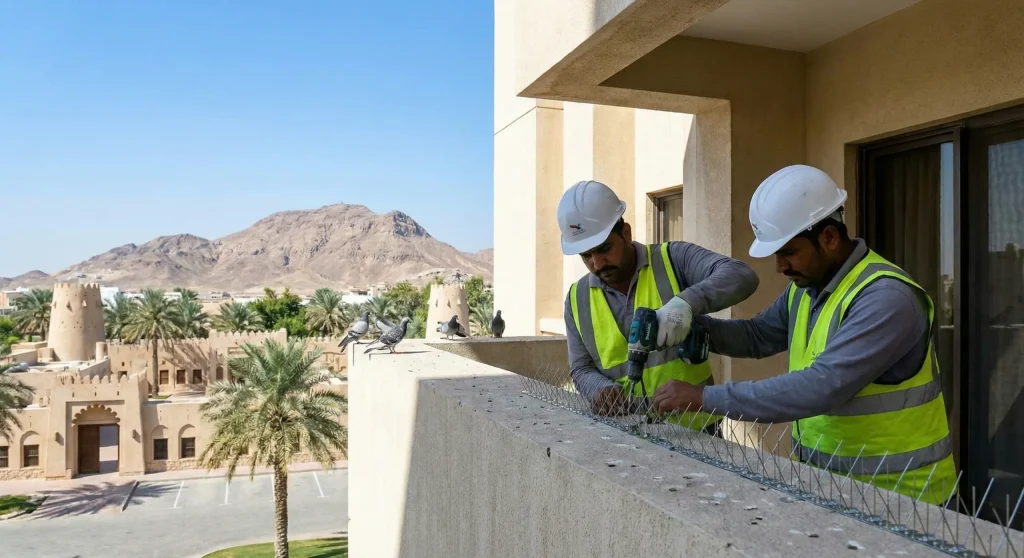 شركة تركيب طارد حمام في العين